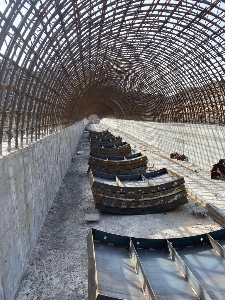 Строительство ГОК тунель
